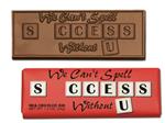 CC310026 We Can't Spell Success Without 'U' Milk Chocolate Bar